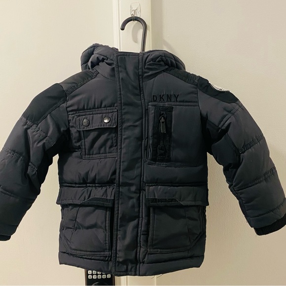 Dkny Other - DKNY Charcoal Gray Puffer Coat